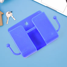 Blue Wall Mount Mobile Stand With Hook (Pack of  2 Qty)