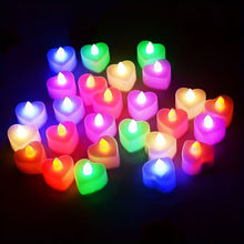 Led Tealights Smokeless Plastic Decorative Candles (Pack Of 5  Multicolor)